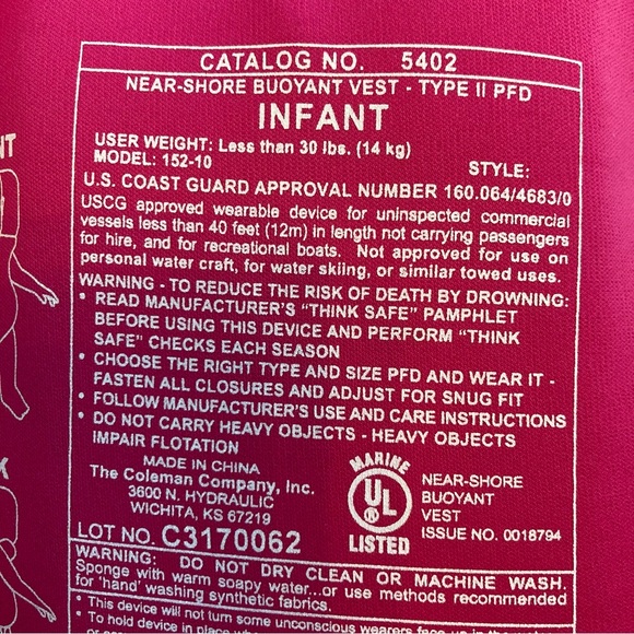 Stearns Infant Puddle Jumper Life Jacket - Picture 7 of 7